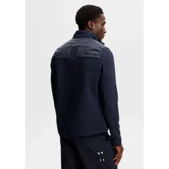 Heyden Quilt Hybrid Vest Herre Navy