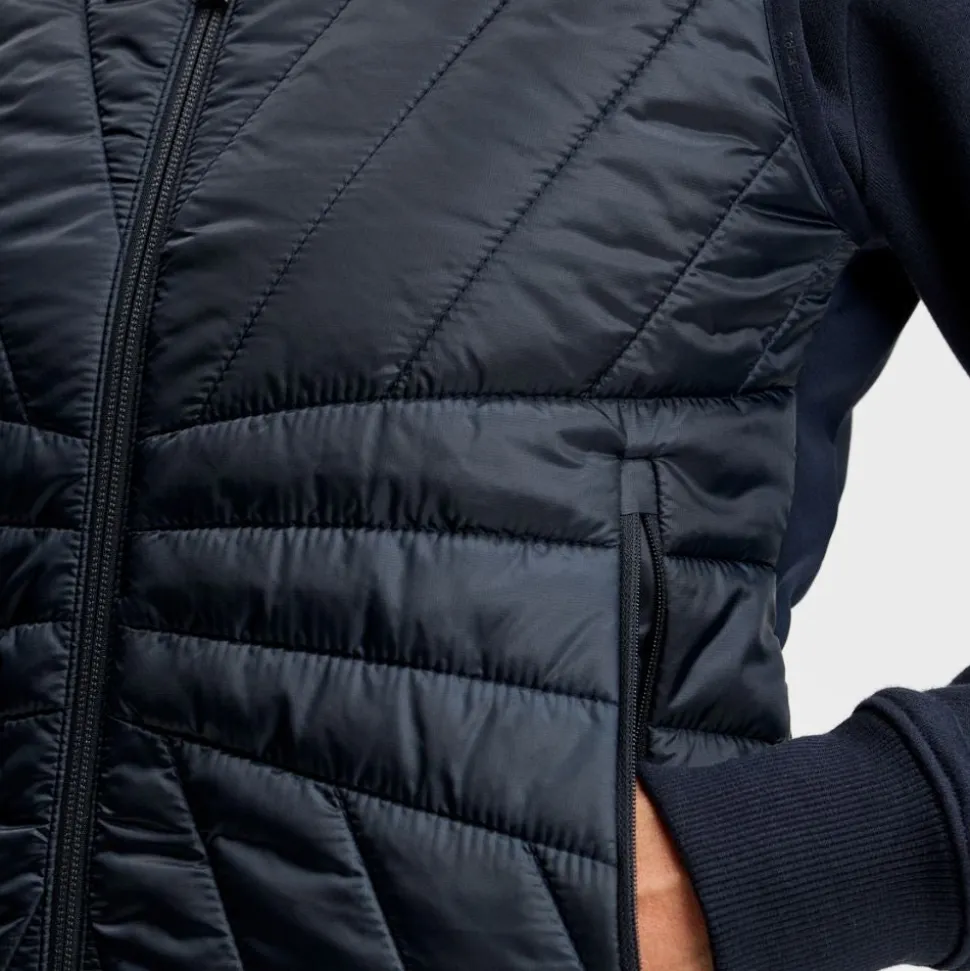 Holma Quilt Hybrid Vest Dame Navy