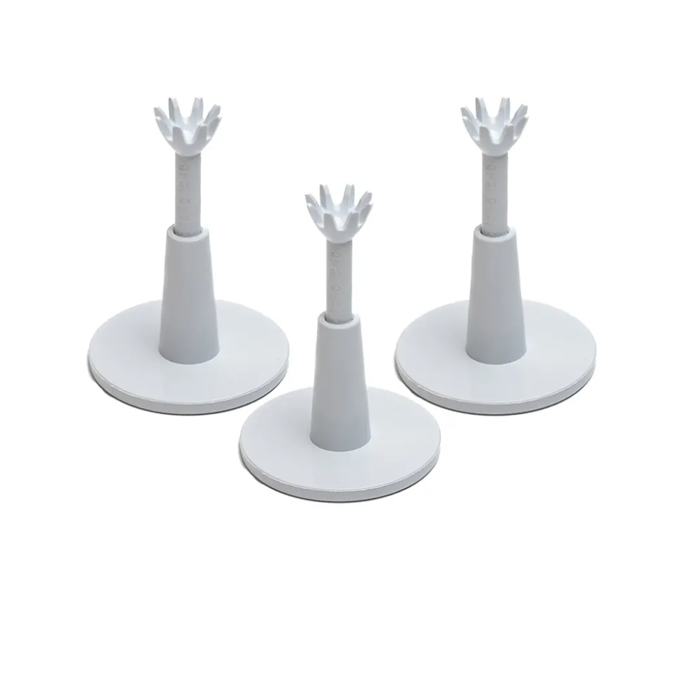 Justerbar Rangepegg Hvit 3 Pack