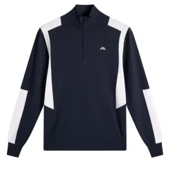 Kendrick Knitted Zip Genser Herre Navy
