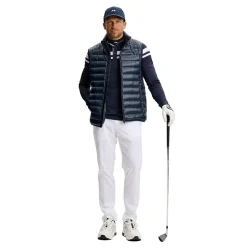 Kenny LS Stripe Pique Herre Navy
