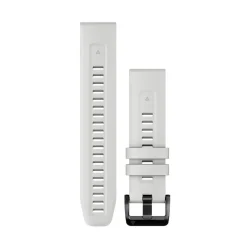 Klokkereim 22mm Carrara Hvit