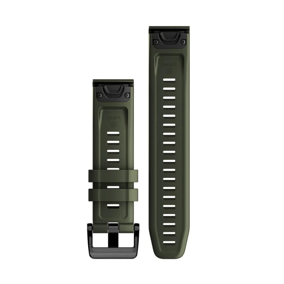 Klokkereim 22mm Mosegrønn