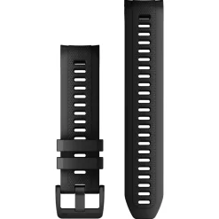 Klokkereim 22mm Svart