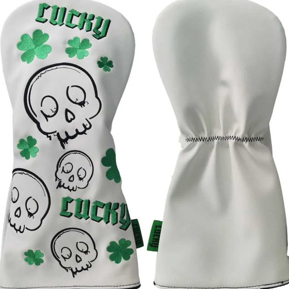 Lucky Driver Headcover Hvit