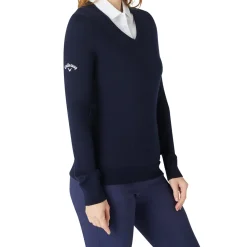 Merino V-Neck Logogenser Dame