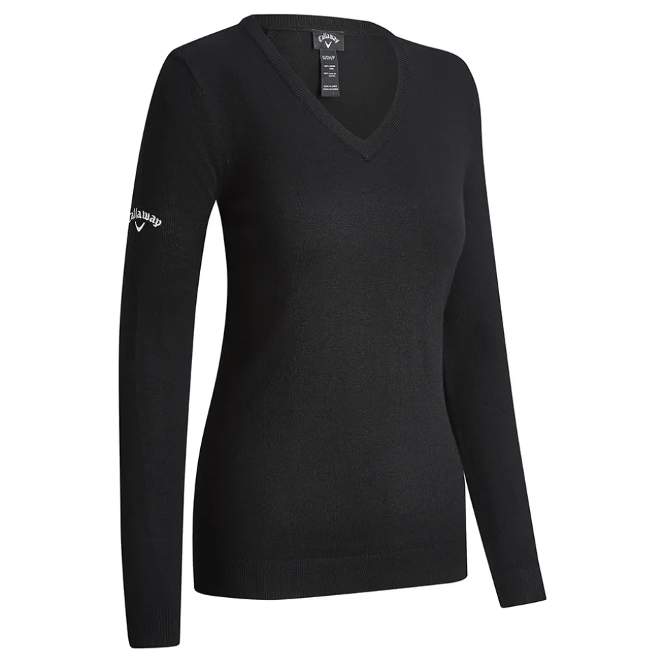 Merino V-Neck Logogenser Dame