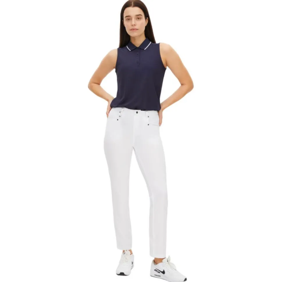 Miriam Sleeveless Pique Dame Navy