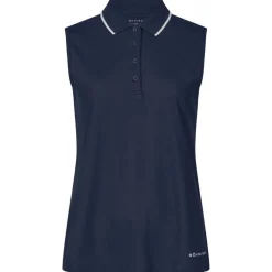 Miriam Sleeveless Pique Dame Navy