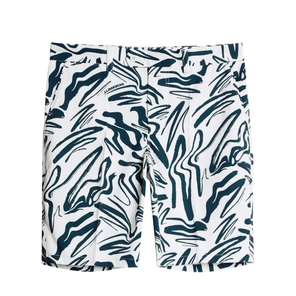 Mitch Print Shorts Herre Blå