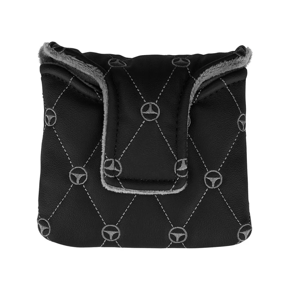 Mønstret Mallet Putter Headcover Svart