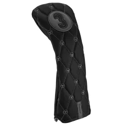 Mønstret 3 Wood Headcover Svart