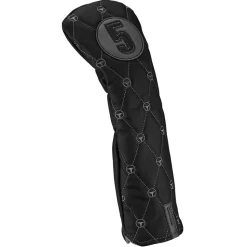 Mønstret 5 Wood Headcover Svart