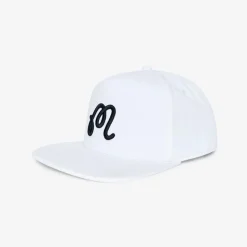 M Snapback Caps Hvit