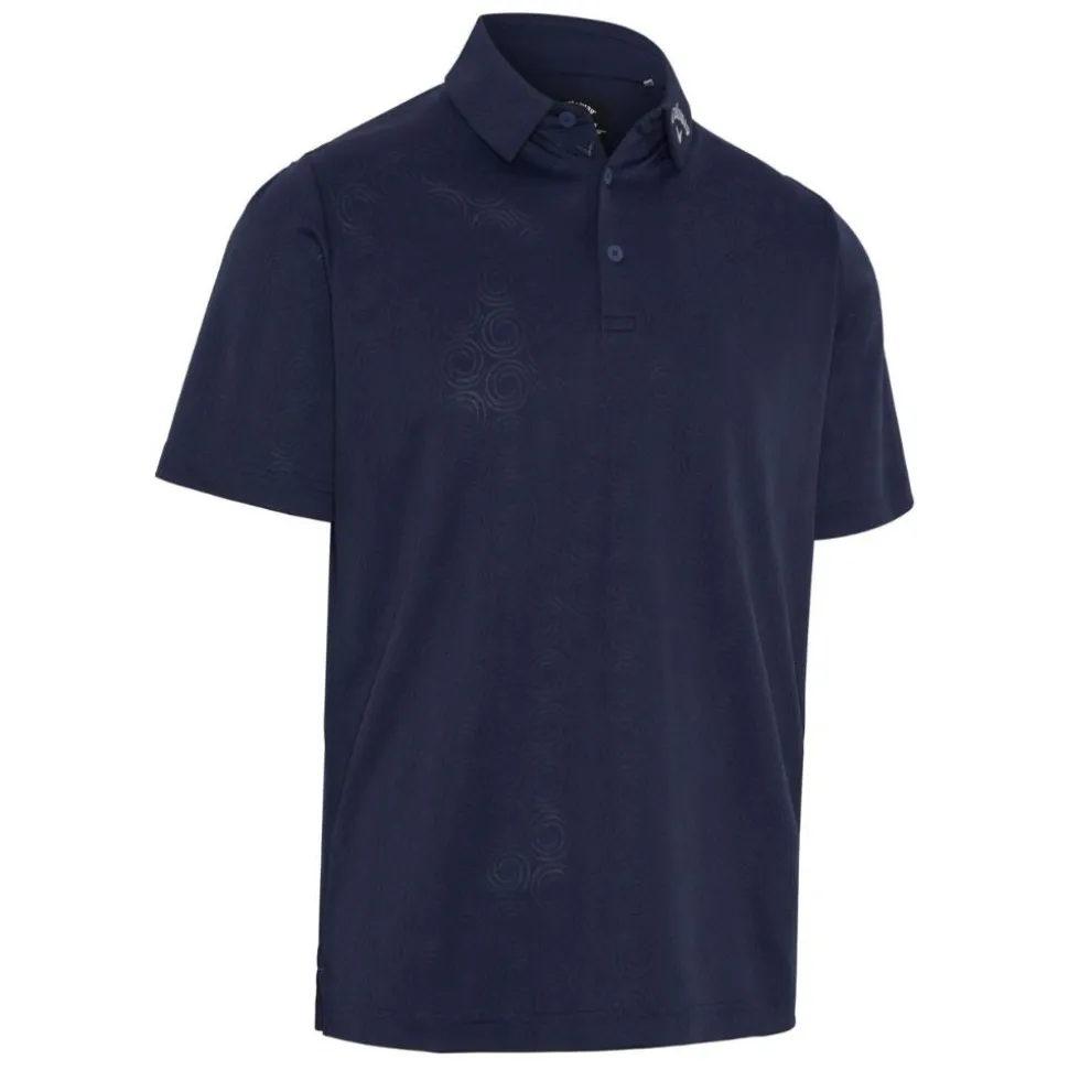 Odyssey Ventilated Jaquard Pique Herre Navy