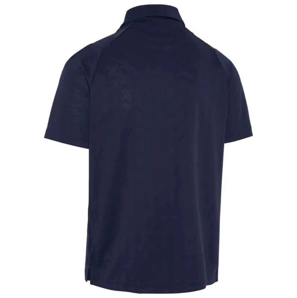 Odyssey Ventilated Jaquard Pique Herre Navy
