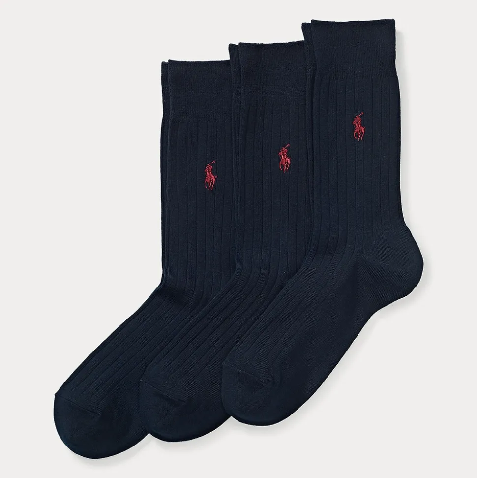 3pack Sokker Herre Navy