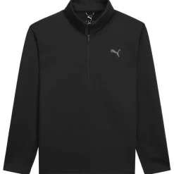 Pebble Quarter Zip Logogenser Herre Svart