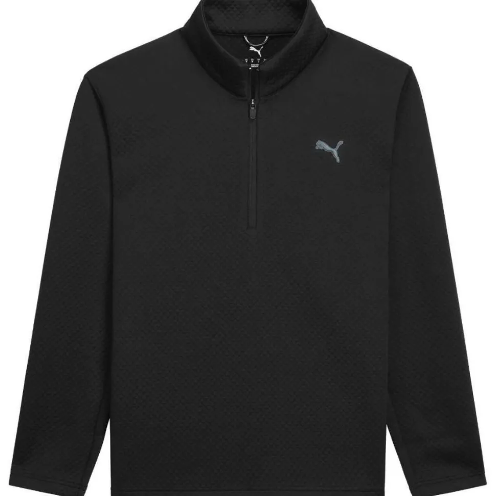 Pebble Quarter Zip Logogenser Herre Svart