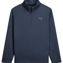 Pebble Quarter Zip Logogenser Herre Navy