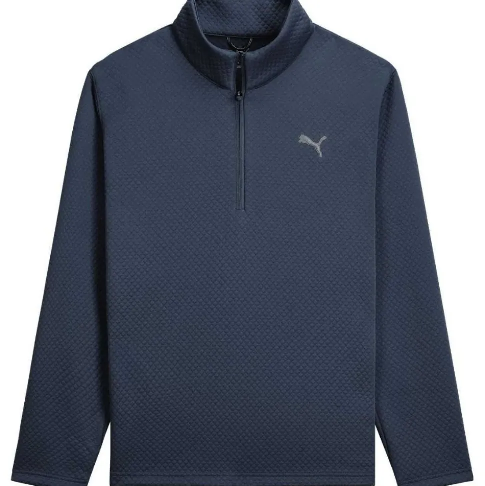 Pebble Quarter Zip Logogenser Herre Navy