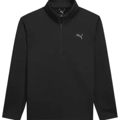 Pebble 1/4 Zip Genser Herre Svart