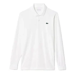 Performance Longsleeve Pique Herre Hvit