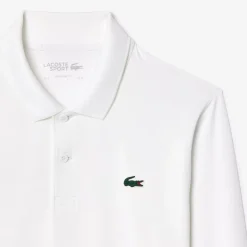 Performance Longsleeve Pique Herre Hvit