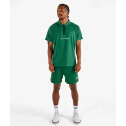 Performance Zip Raglan Pique Herre Grønn
