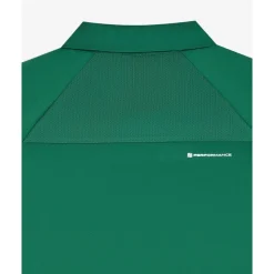 Performance Zip Raglan Pique Herre Grønn