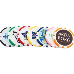 Pokerchip Ballmarkør Logo