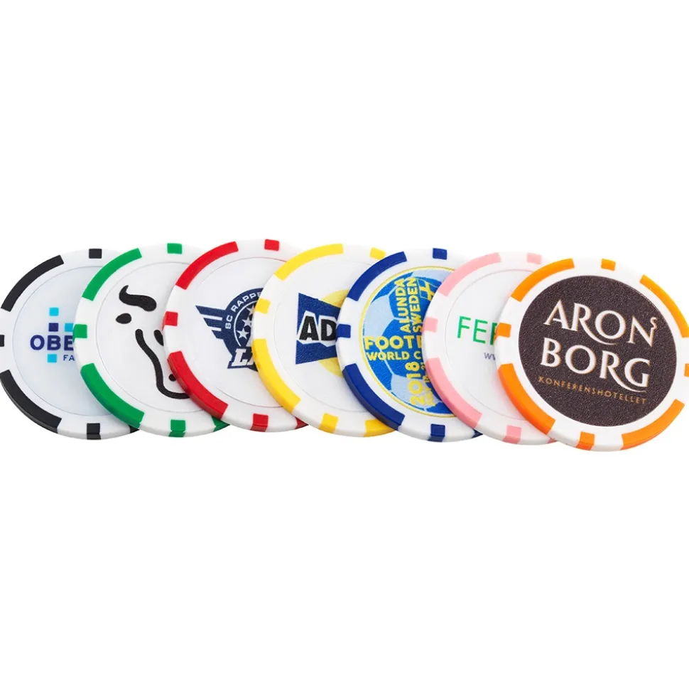 Pokerchip Ballmarkør Logo