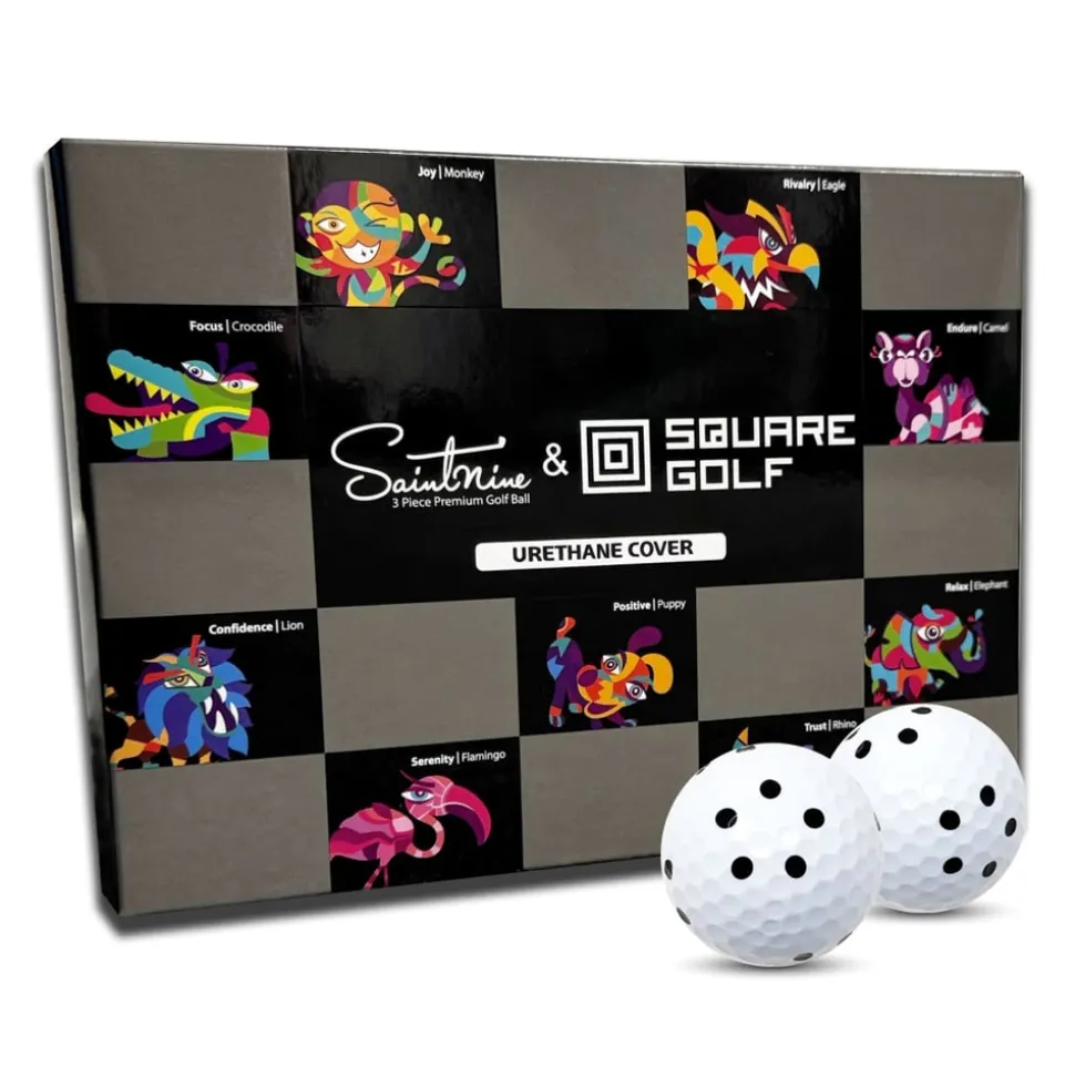 Premium 3-Lags Data Golfballer Hvit