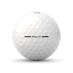 Pro V1 Golfball Golfshopen.no Logo Hvit
