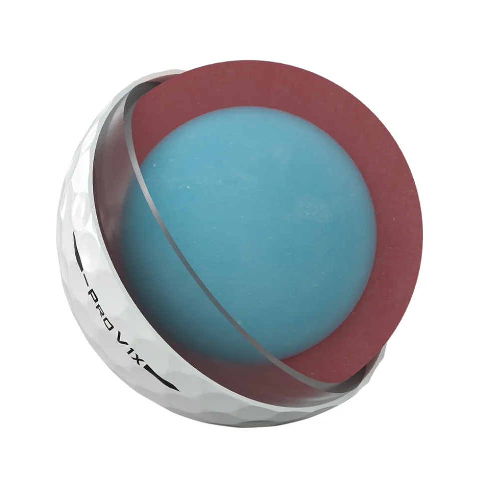 Pro V1x Left Dash Golfball Hvit