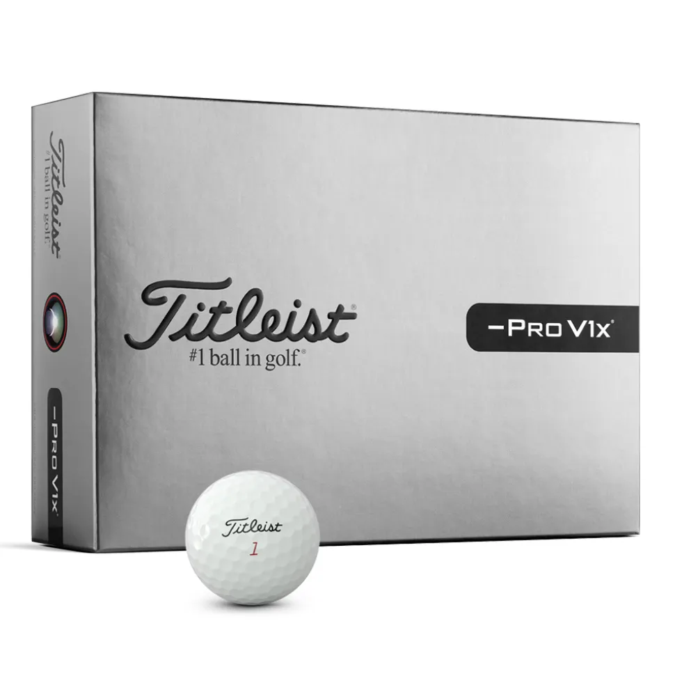 Pro V1x Left Dash Golfball Hvit