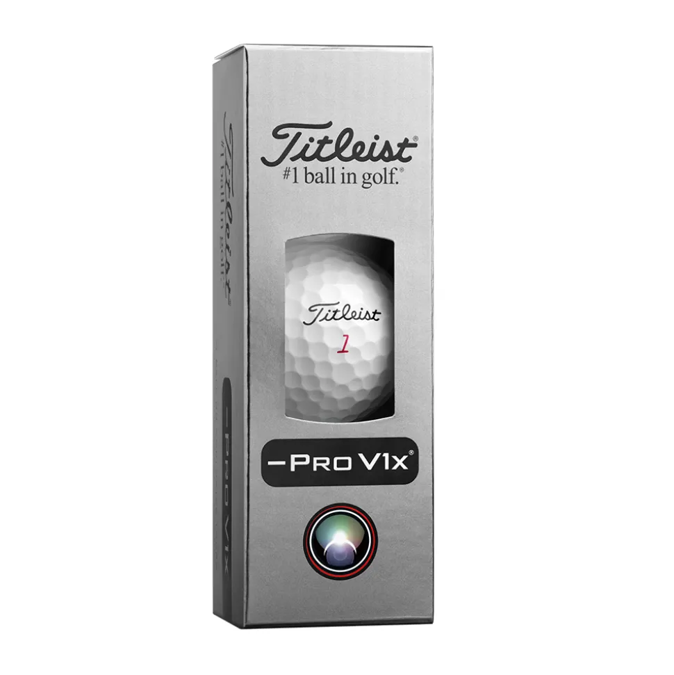 Pro V1x Left Dash Golfball Hvit