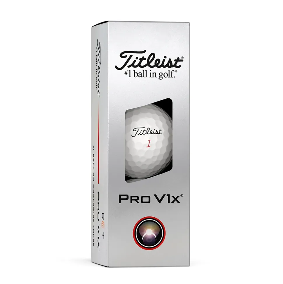 Pro V1x RCT Golfball Hvit 3 Pack
