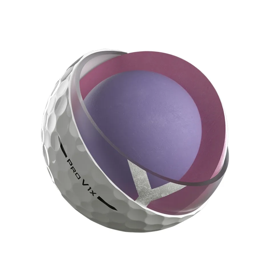 Pro V1x RCT Golfball Hvit 3 Pack
