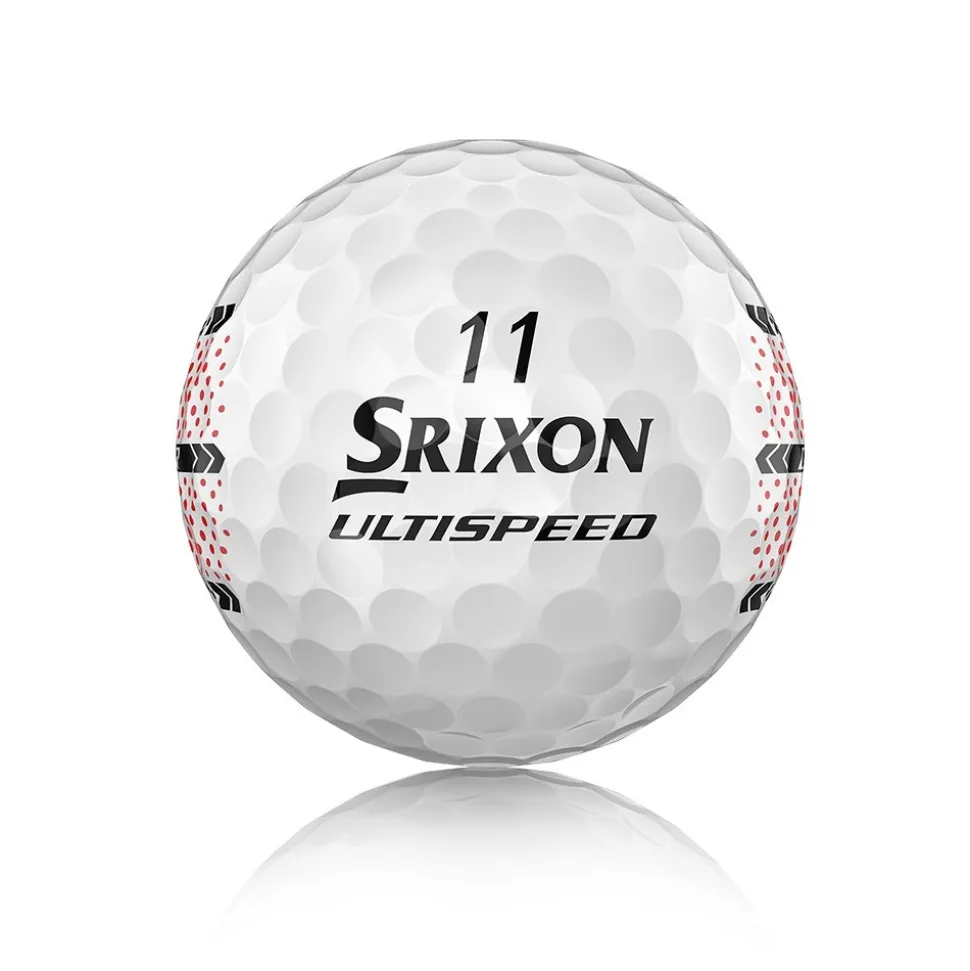 Q-STAR UltiSpeed Trackline Golfball Hvit