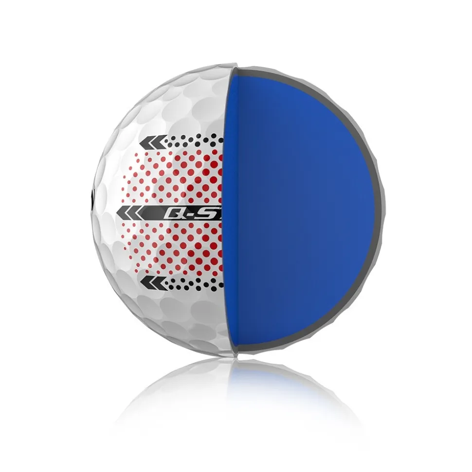 Q-STAR UltiSpeed Trackline Golfball Hvit