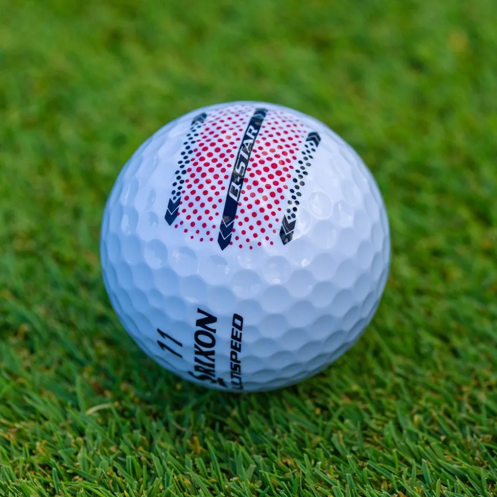 Q-STAR UltiSpeed Trackline Golfball Hvit