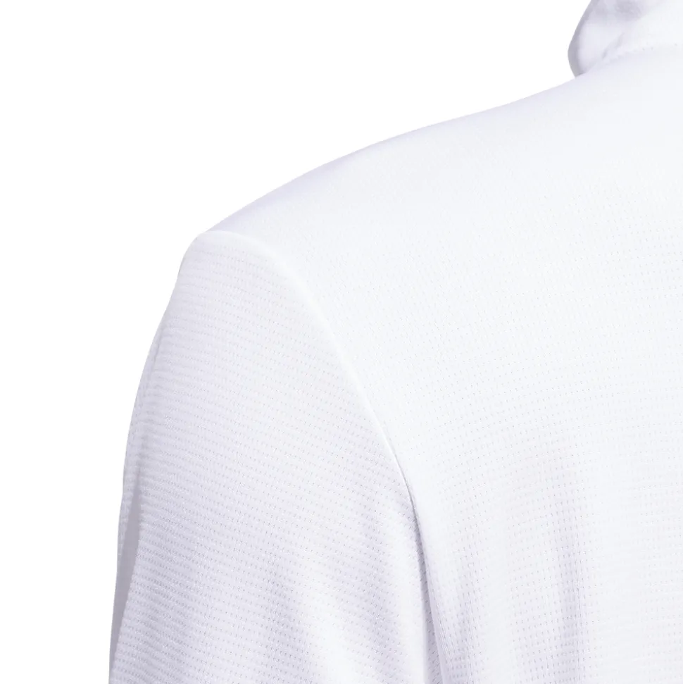 Quarter Zip Pullover Genser Herre Hvit