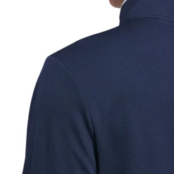 Quarter Zip Pullover Genser Herre Navy