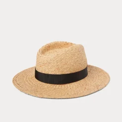 Raffia Fedora Solhatt