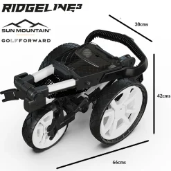 Ridgeline 3 Golftralle Hvit