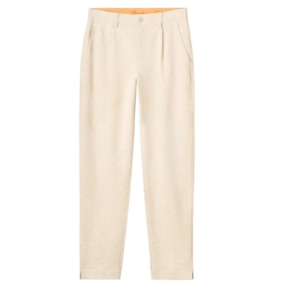 Ridgeweave Pleated Bukse Herre Sand