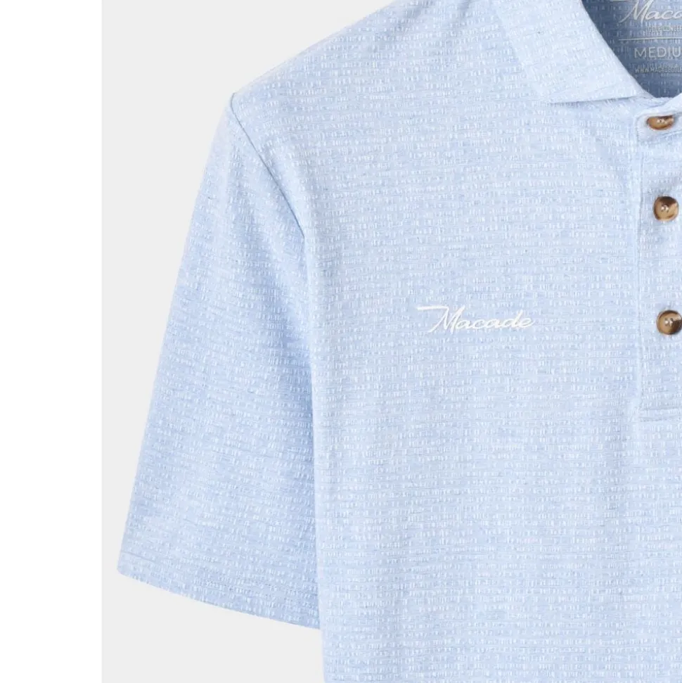 Ridgeweave TX Pique Herre Blå