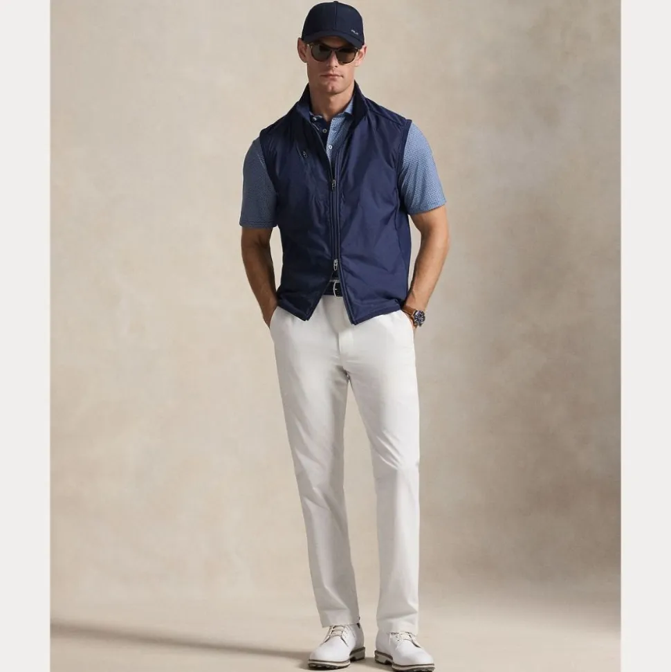 RLX Hybrid Full Zip Vest Herre Navy