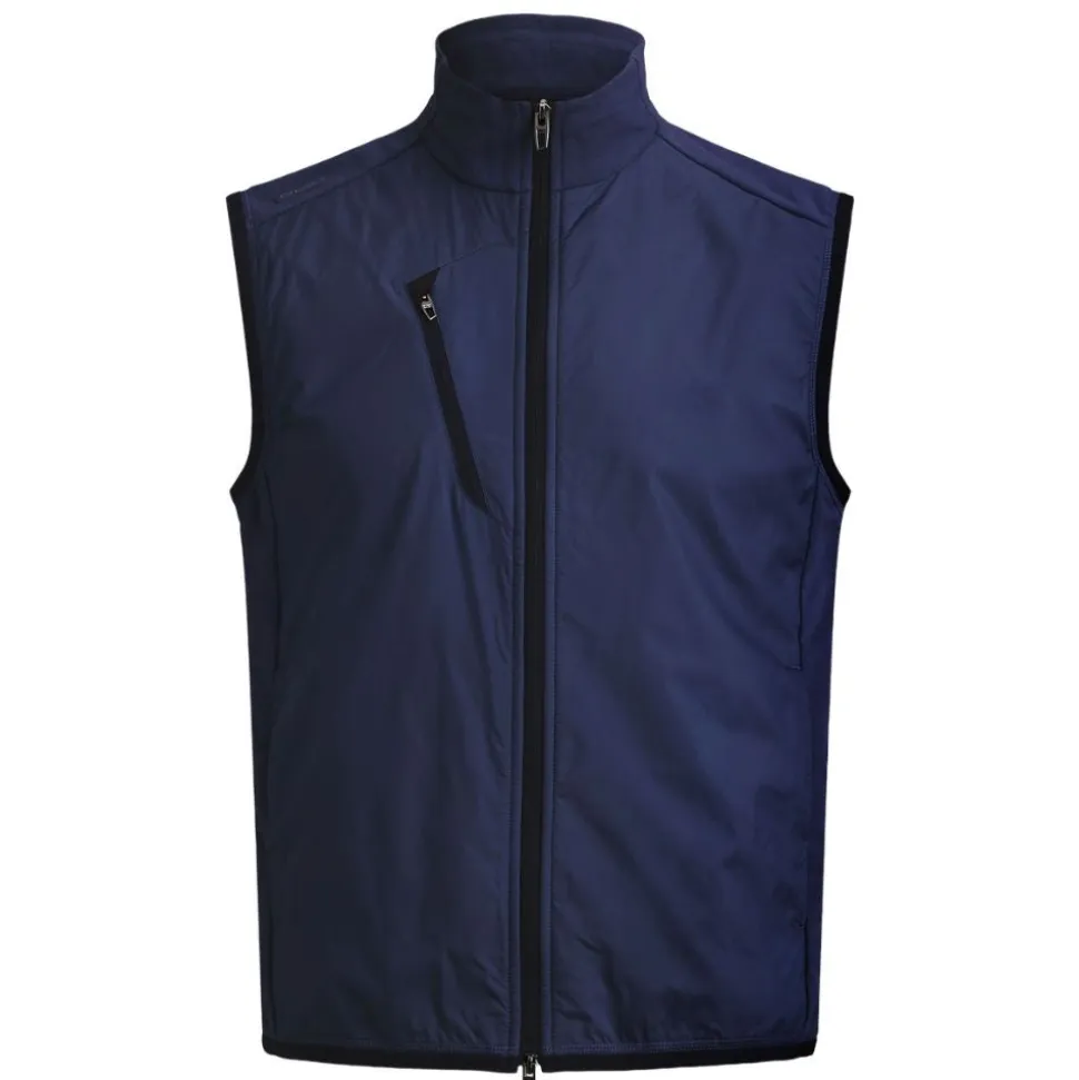 RLX Hybrid Full Zip Vest Herre Navy